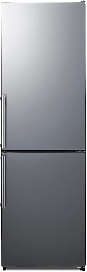 Summit Appliance FFBF235PL 24" Wide Bottom Freezer Refrigerator, Energy Star, LED Lighting, Stainless Steel (RHD) | Fridge.com