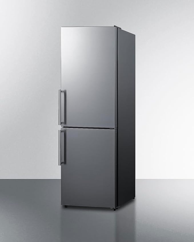 Summit Appliance FFBF235PL 24" Wide Bottom Freezer Refrigerator, Energy Star, LED Lighting, Stainless Steel (Rhd) - View 6 | Fridge.com