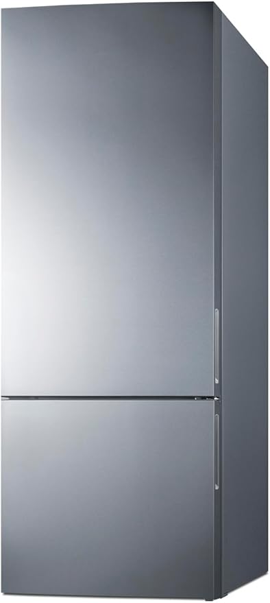 Summit Appliance FFBF279SSX 28" Wide Bottom Freezer Refrigerator, Interior LED Lighting, Stainless Steel Doors, 14.6 cu.ft Capacity, No-Frost Operation, Digital Temperature Control - View 4 | Fridge.com