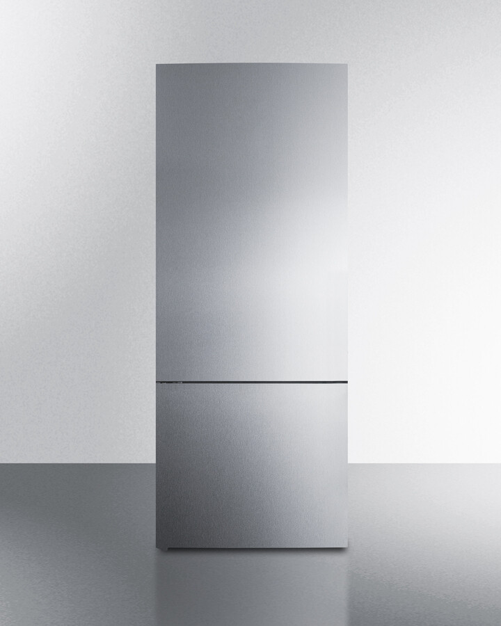 Summit Appliance 28" 14.6 Cubic Feet Bottom Freezer Refrigerator with Water and Ice Dispenser | Fridge.com