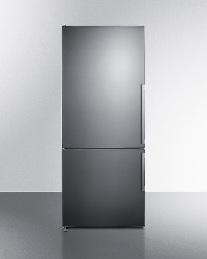 Summit 28 Inch Counter Depth Bottom Freezer Refrigerator FFBF283SSLHD — FIN-0019983 | Fridge.com