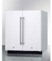 FFRF3075W 30" Compact Side By Side Refrigerator And Freezer With 5.4 cu. ft. Capacity Frost-Free Operation Factory Installed Lock LED Lighting Digital Thermostat Temperature And Door Alarm In White - View 2 | Fridge.com