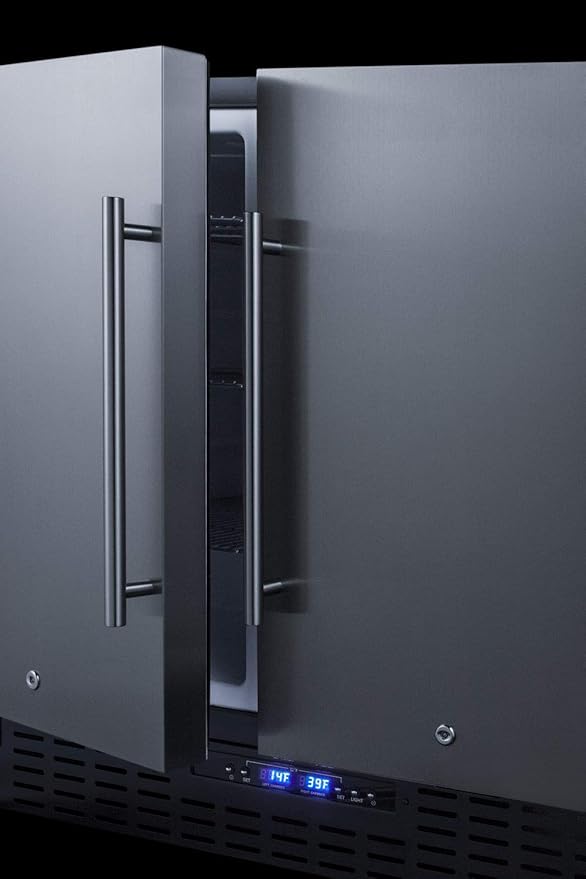 Summit 36" Side-By-Side Refrigerator & Freezer, Panel Ready* - FFRF36IF | Fridge.com