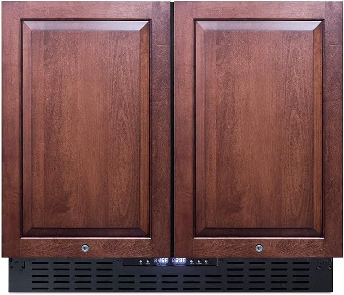Summit 36" Side-By-Side Refrigerator & Freezer, Panel Ready* - FFRF36IF - View 2 | Fridge.com