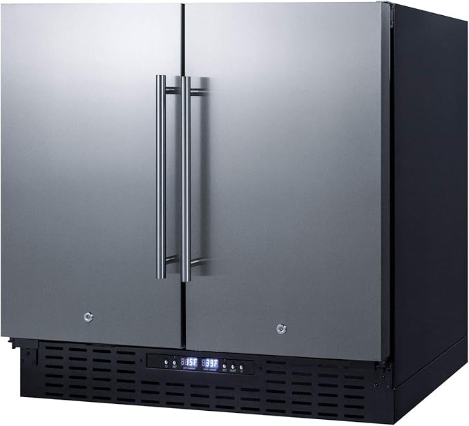 Summit 36" Side-By-Side Refrigerator & Freezer, Panel Ready* - FFRF36IF - View 4 | Fridge.com