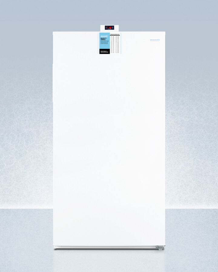 Summit Appliance FFUR19 33" Wide Upright All-Refrigerator, Digital Controls, 17 cu.ft Capacity, No-Frost Operation, Adjustable Shelves, RHD Swing, Interior LED Lighting, Fixed Door Shelves | Fridge.com