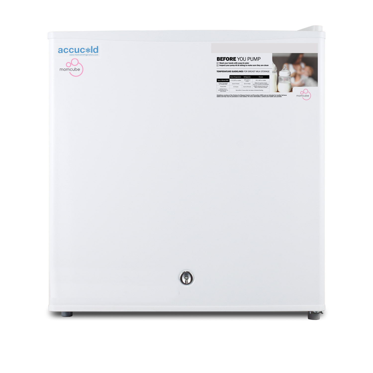 1.4 Cubic Feet Undercounter Upright Freezer With Adjustable Temperature Controls - View 2 | Fridge.com