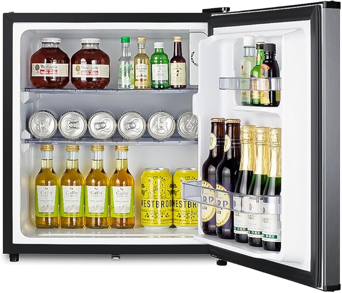 Summit 18” Mini Fridge, 1.6 cu.ft. Capacity, Compact Refrigerator, Countertop Fridge, Stainless Steel- MB42SS - View 2 | Fridge.com