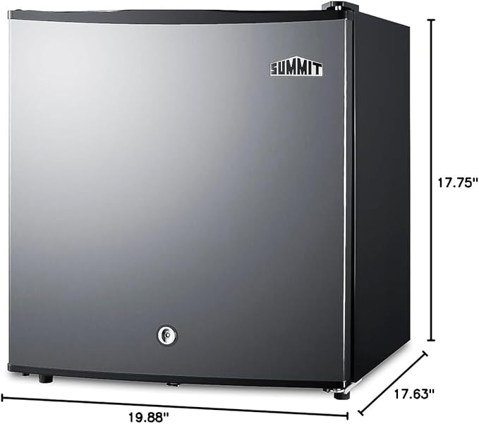Summit 18” Mini Fridge, 1.6 cu.ft. Capacity, Compact Refrigerator, Countertop Fridge, Stainless Steel- MB42SS - View 4 | Fridge.com