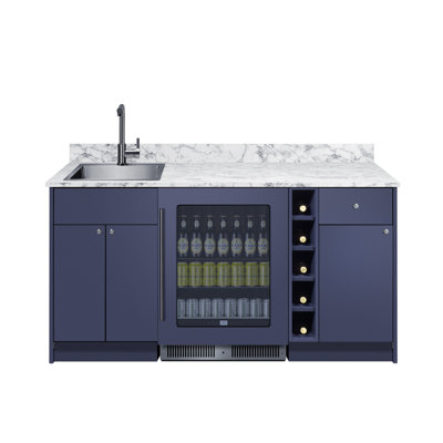 Summit Appliance Oasis Turnkey Wet Bar with Beverage Center, Sink, and Storage | Fridge.com