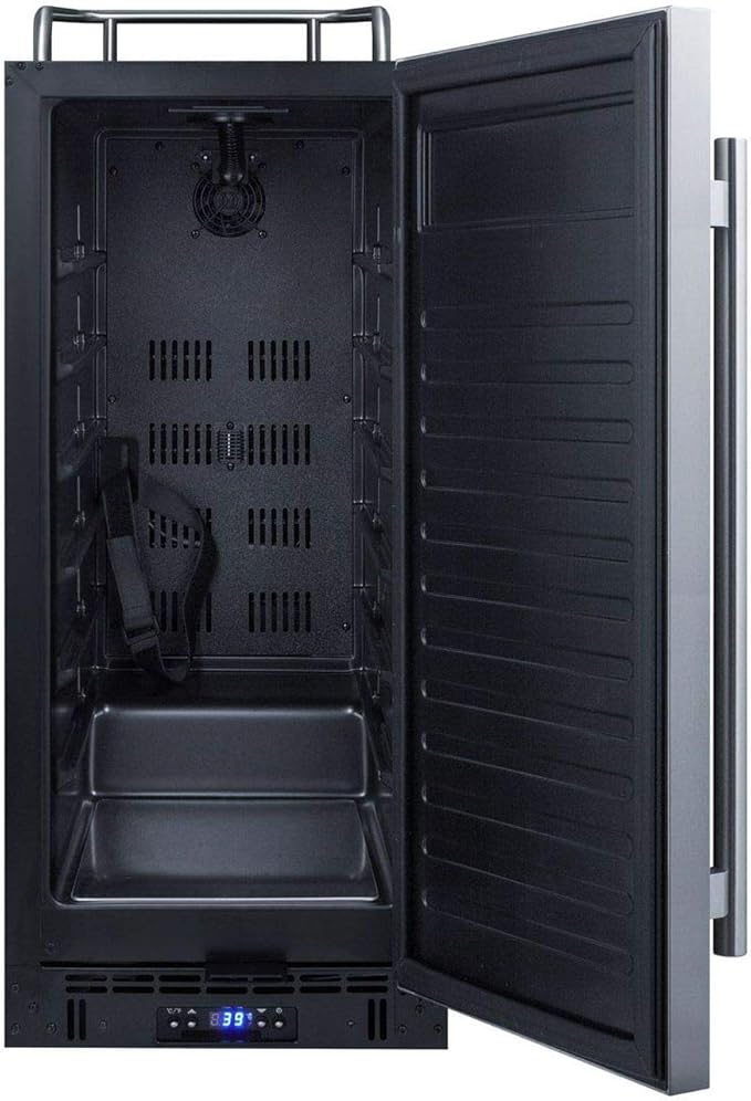 Summit Appliance SBC15NKCSS Built-In 15" Wide Commercially Listed Kegerator With Auto Defrost, Digital Thermostat, Versatile Kegerator, Front Lock, Sealed Back And Complete Stainless Steel Exterior - View 3 | Fridge.com
