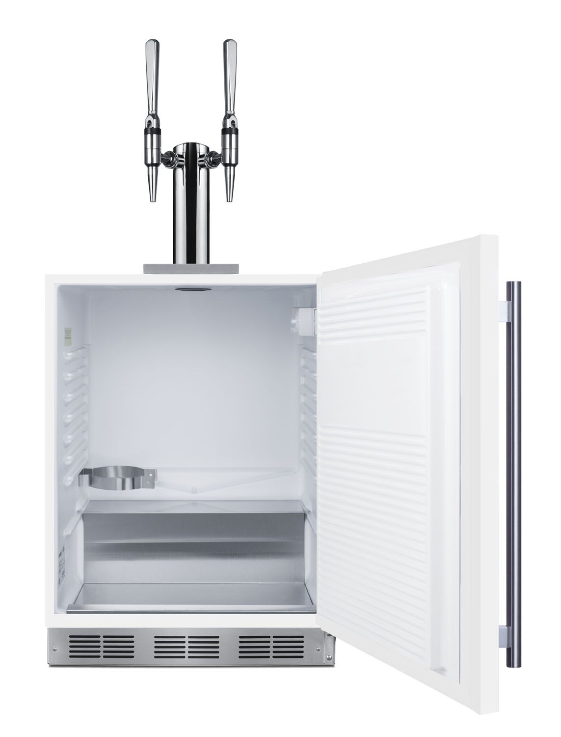 Summit Appliance 5.5 Cubic Feet White Dual Tap Sixth Barrel With For Commercial Use - View 4 | Fridge.com