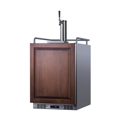 Summit Appliance 24" Wide Built-In Panel Ready Commercial/Residential Outdoor Beer Kegerator | Fridge.com