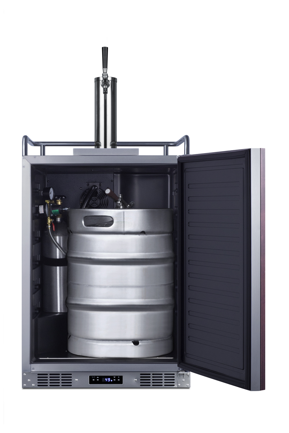 Summit Appliance 24" Wide Built-In Panel Ready Commercial/Residential Outdoor Beer Kegerator - View 4 | Fridge.com