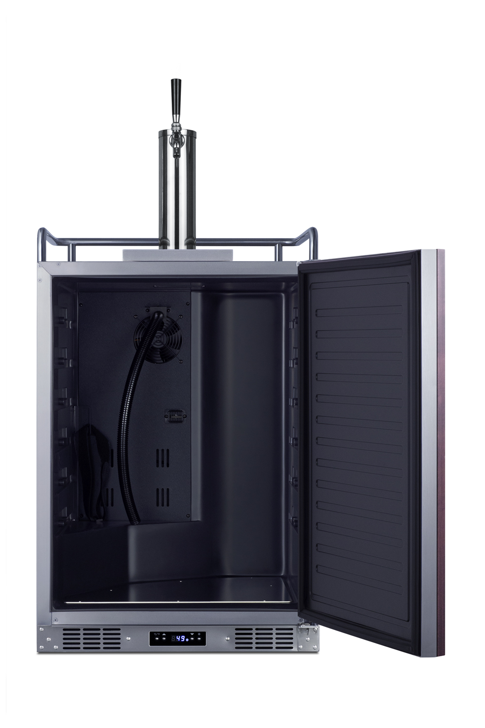 Summit Appliance 24" Wide Built-In Panel Ready Commercial/Residential Outdoor Beer Kegerator - View 5 | Fridge.com