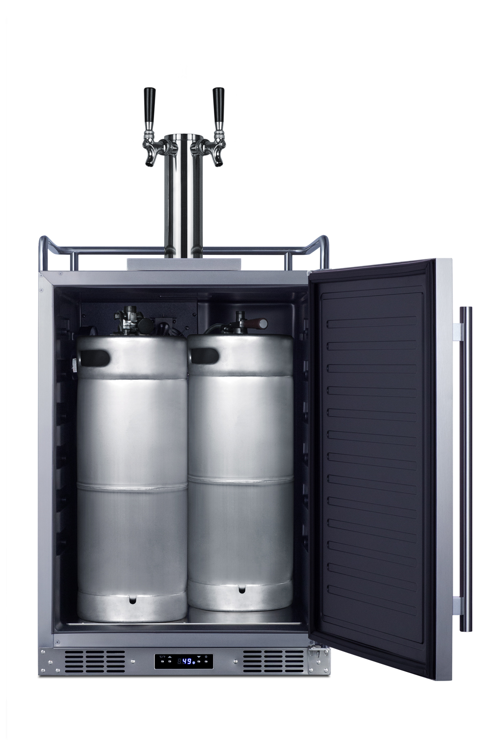 Summit Appliance 24 Inches Wide Outdoor Built-In  Beer & Wine Kegerator - View 5 | Fridge.com