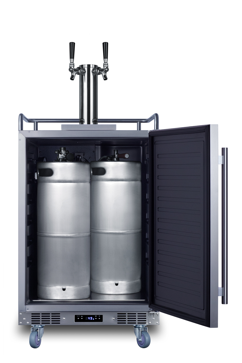 Summit Appliance 24 Inches Wide Outdoor Built-In  Beer & Wine Kegerator - View 6 | Fridge.com