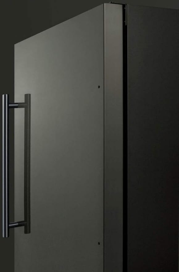 Summit Scff1842ksada 18"" ADA Compliant Built-In Or Undercounter Freezer With 2.7 Cu. Ft. Capacity Frost Free Operation Digital Thermostat And Adjustable Chrome Shelves In Black Stainless Steel - View 3 | Fridge.com