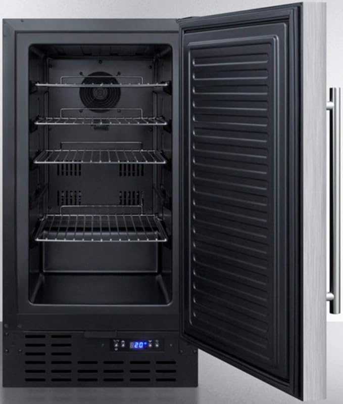 Summit Scff1842ss Upright Freezer, Stainless-Steel - View 4 | Fridge.com