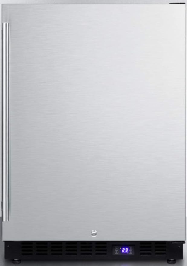 Summit SCFF53BCSS Under Counter Upright Freezer, Stainless-Steel | Fridge.com