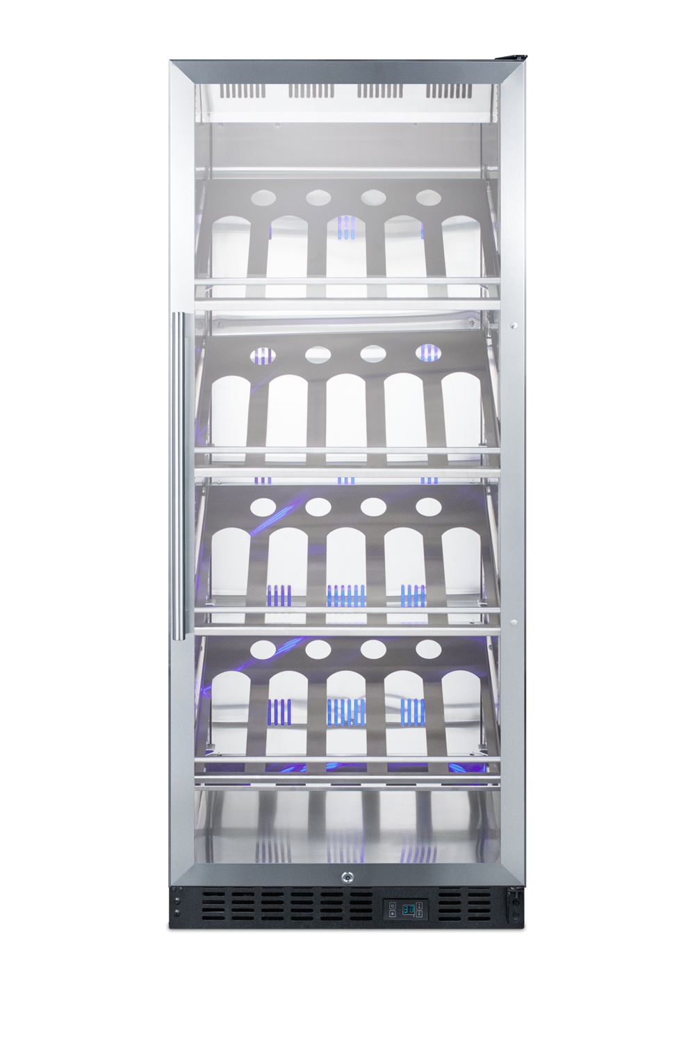 Summit Appliance Single Zone 23.63'' Freestanding 25 Bottle Wine Refrigerator - View 2 | Fridge.com
