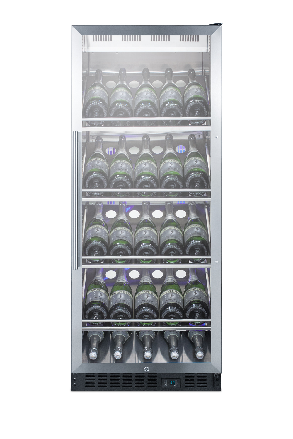Summit Appliance Single Zone 23.63'' Freestanding 25 Bottle Wine Refrigerator - View 3 | Fridge.com