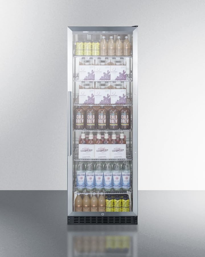Summit 24" Beverage Center SCR1401CSS - View 2 | Fridge.com