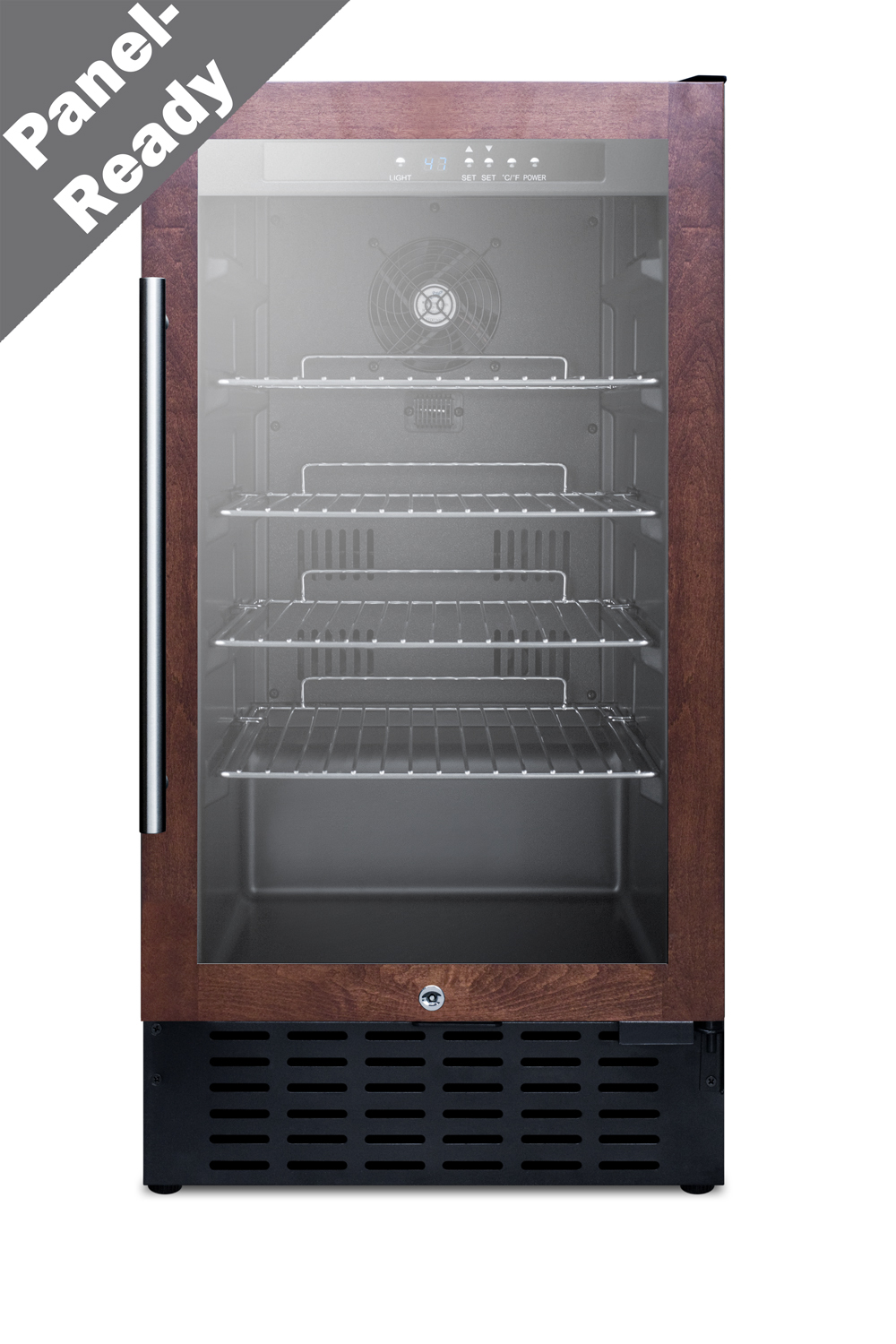 Summit Appliance 17.75'' W Freestanding 108 Cans (12 oz.) 2.7 Cubic Feet Beverage Cooler with Glass Door | Fridge.com