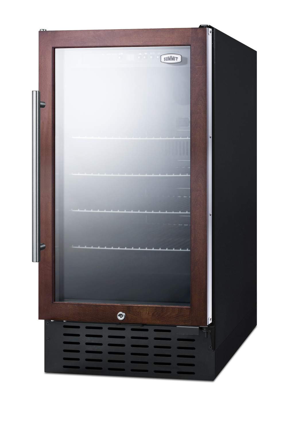Summit Appliance 17.75'' W Freestanding 108 Cans (12 oz.) 2.7 Cubic Feet Beverage Cooler with Glass Door | Fridge.com