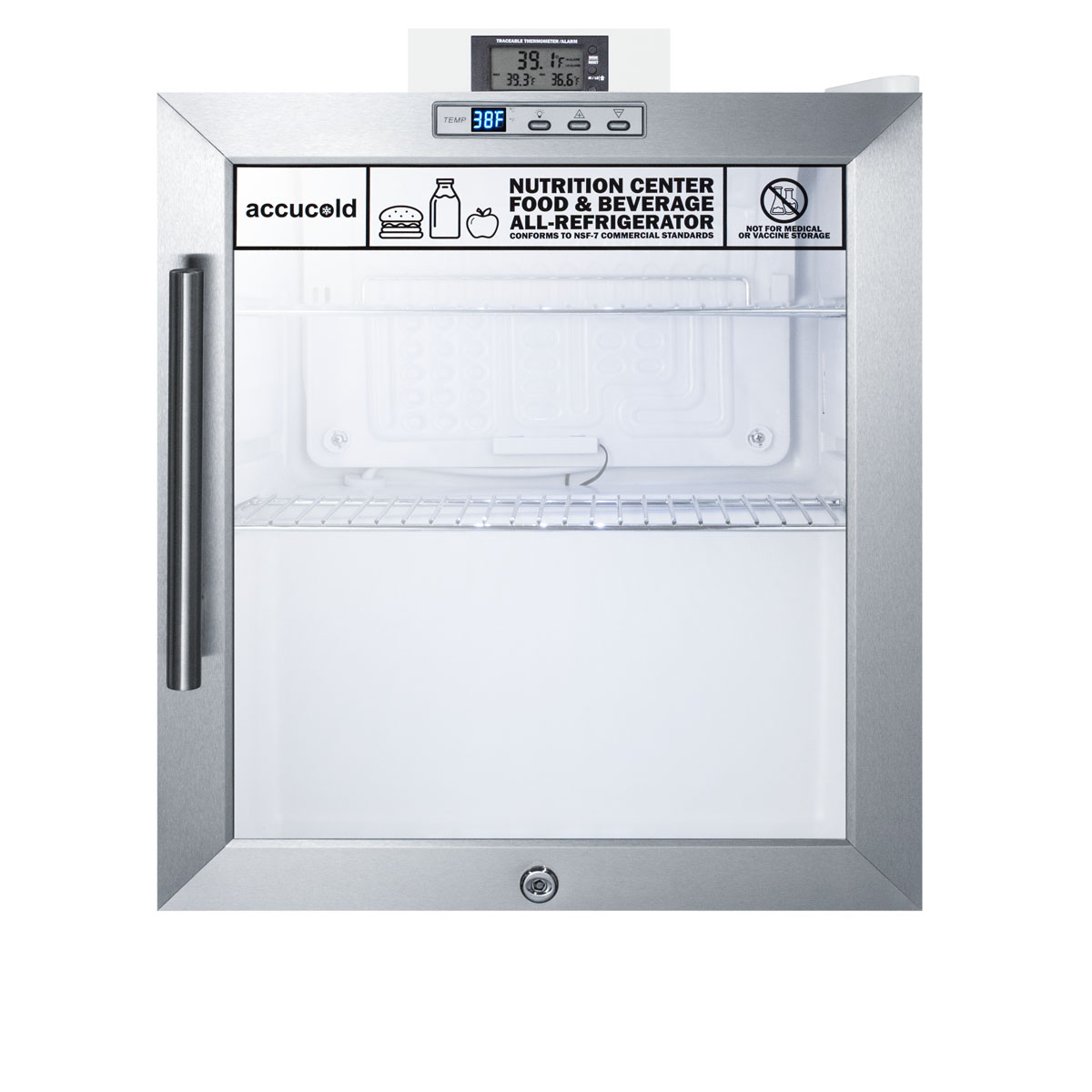 Summit Appliance 1.7 Cubic Feet Freestanding Mini Fridge - View 2 | Fridge.com