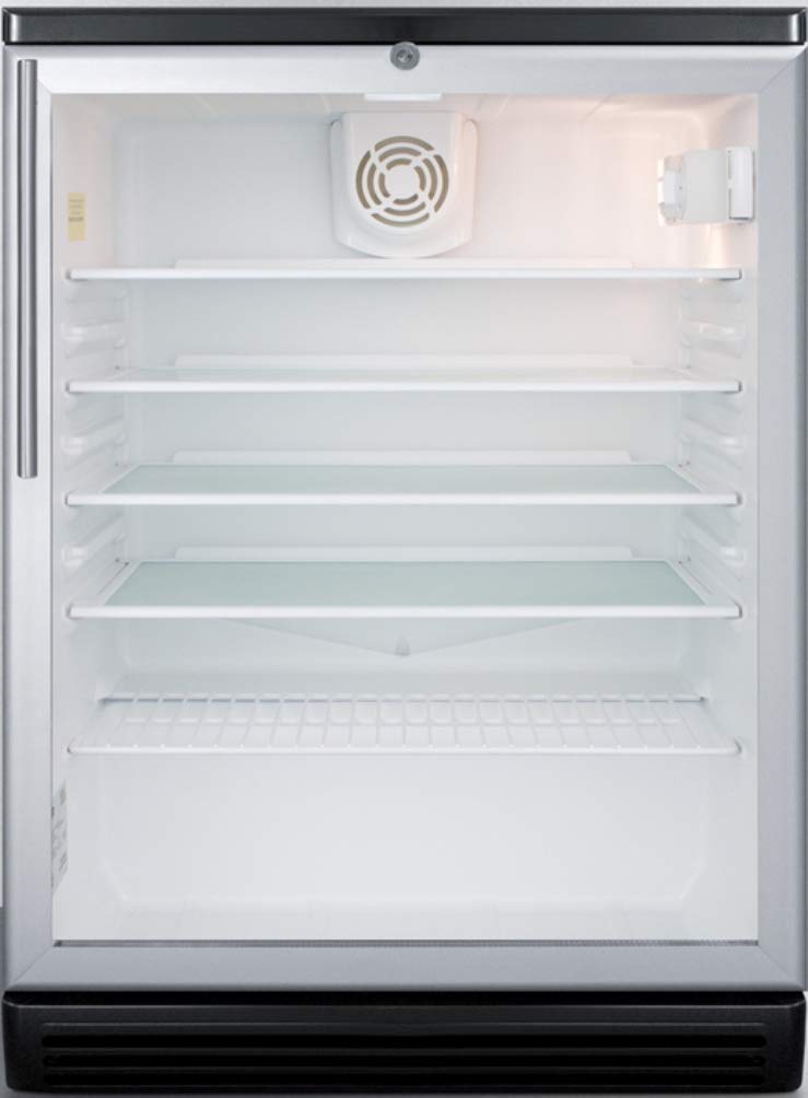 Summit Commercial 24" Freestanding/Built In Undercounter Beverage Center SCR600BGLBIHV — FIN-0008510 | Fridge.com