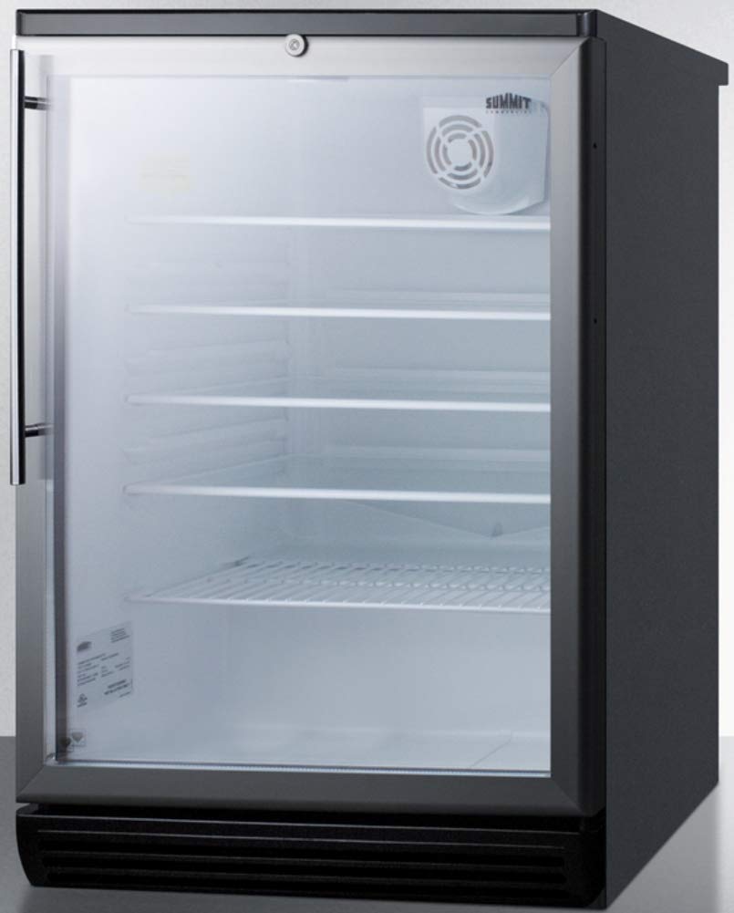 Summit Commercial 24" Freestanding/Built In Undercounter Beverage Center SCR600BGLBIHV - View 2 | Fridge.com
