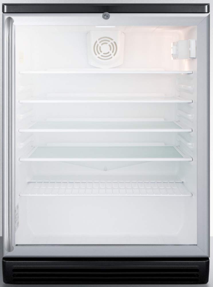 Summit Commercial 24" Freestanding/Built In Undercounter Beverage Center SCR600BGLBISH — FIN-0010235 | Fridge.com