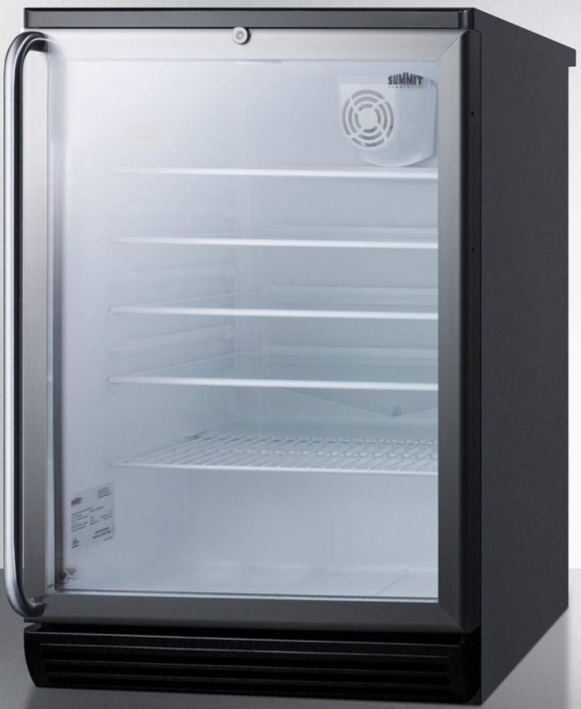 Summit Commercial 24" Freestanding/Built In Undercounter Beverage Center SCR600BGLBISH - View 2 | Fridge.com