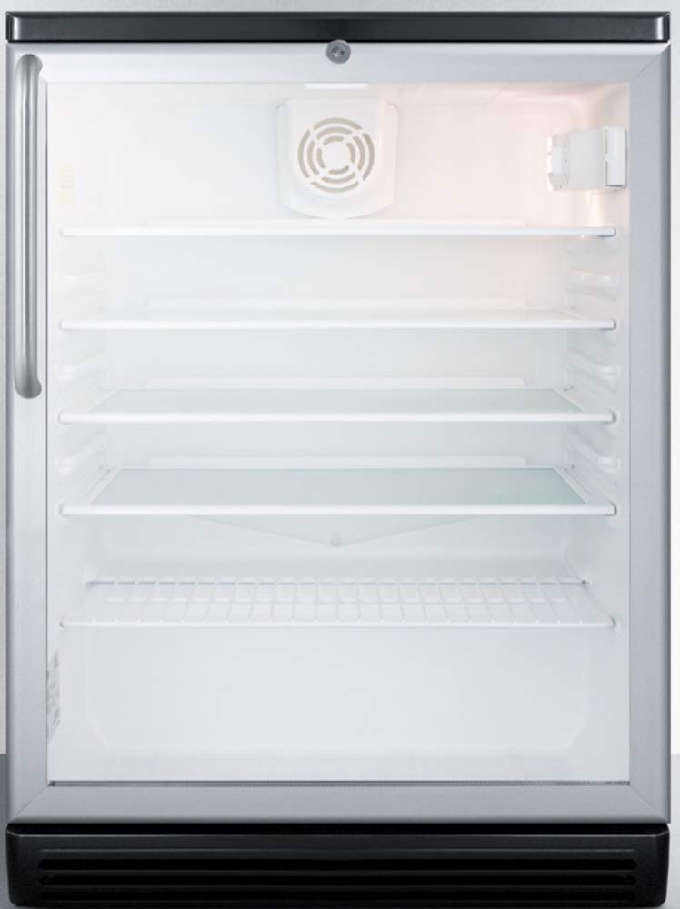Summit Commercial 24" Freestanding/Built In Undercounter Beverage Center SCR600BGLBITB — FIN-0010867 | Fridge.com