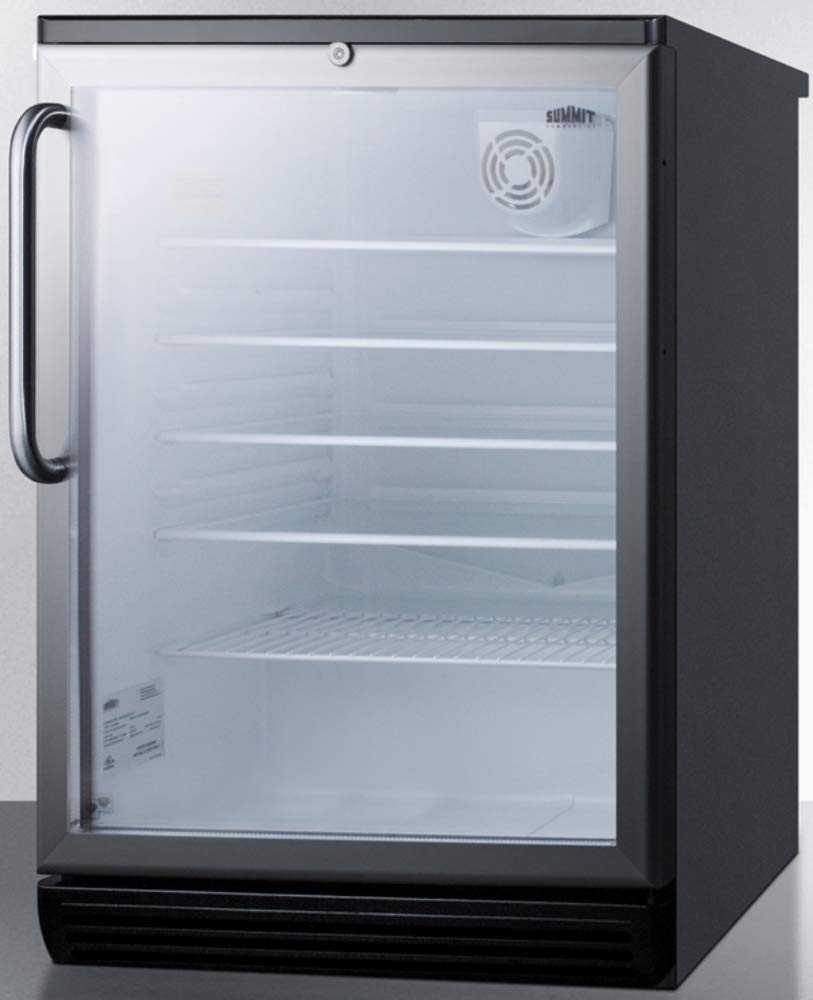 Summit Commercial 24" Freestanding/Built In Undercounter Beverage Center SCR600BGLBITB - View 2 | Fridge.com