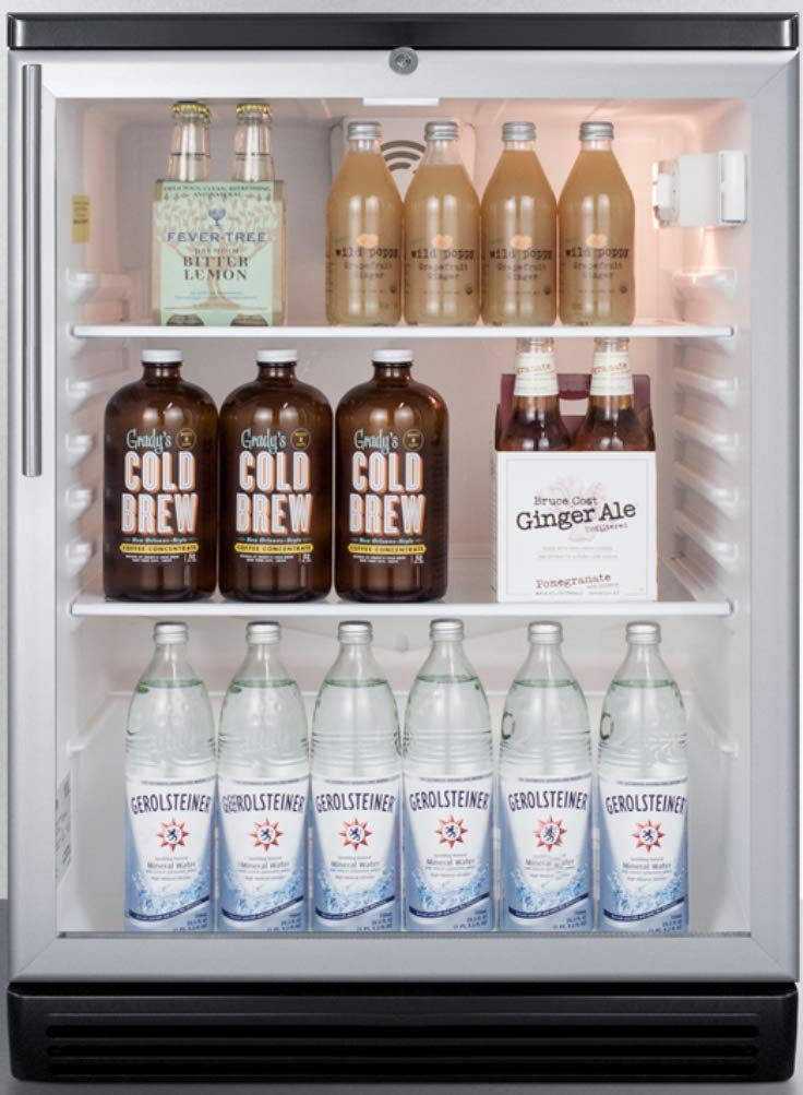 Summit 24" Beverage Center SCR600BGLHV - View 3 | Fridge.com