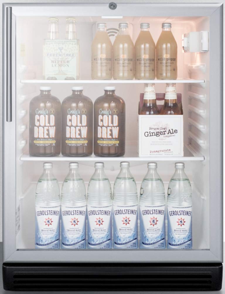 Summit 24" Beverage Center SCR600BGLHVADA - View 3 | Fridge.com