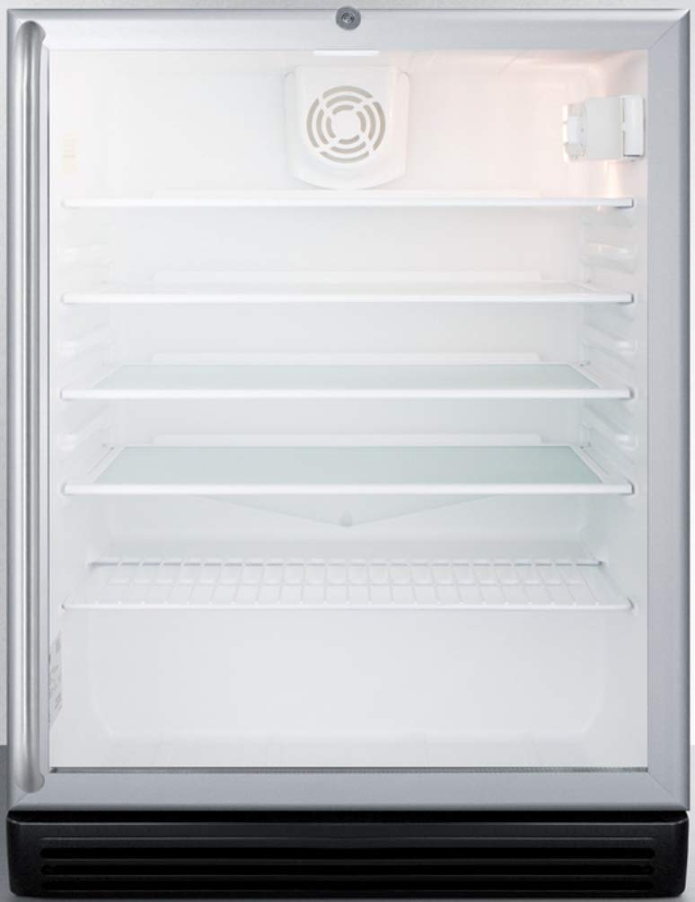 Summit 24" Undercounter Beverage Center SCR600BGLSHADA — FIN-0006810 | Fridge.com