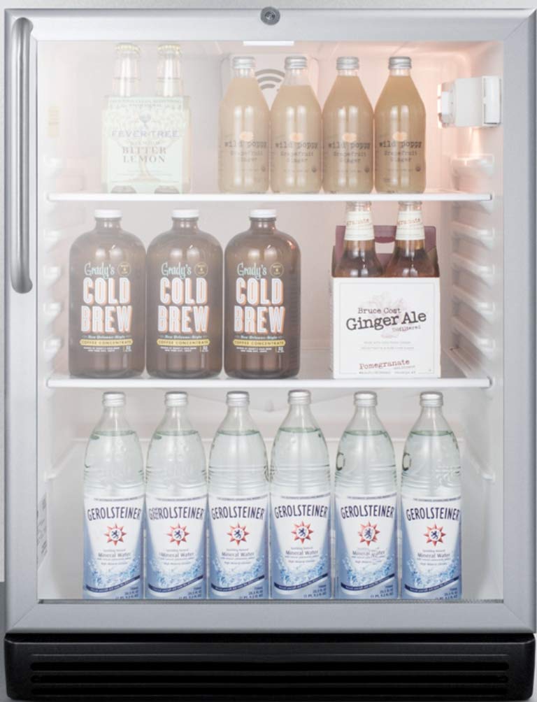 Summit 24" Beverage Center SCR600BGLTBADA - View 3 | Fridge.com
