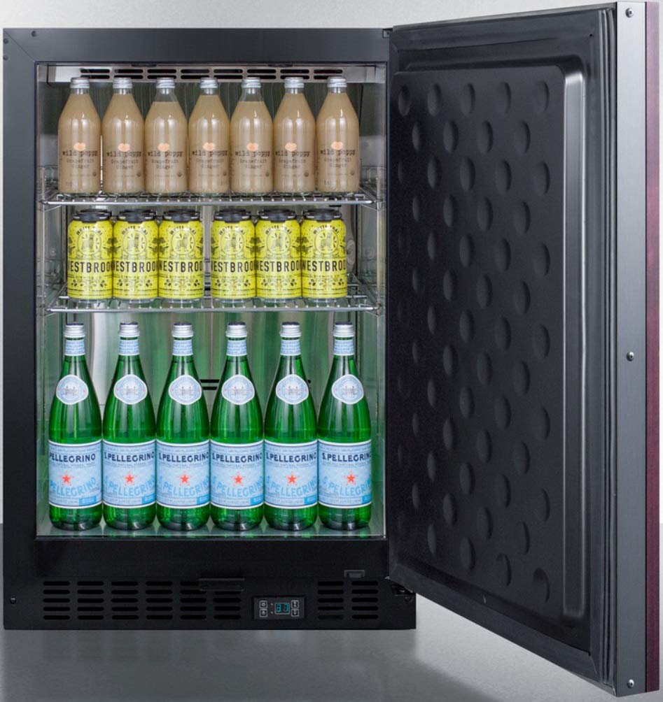 Summit 24" Built In Undercounter Beverage Center SCR610BLSDIF - View 4 | Fridge.com