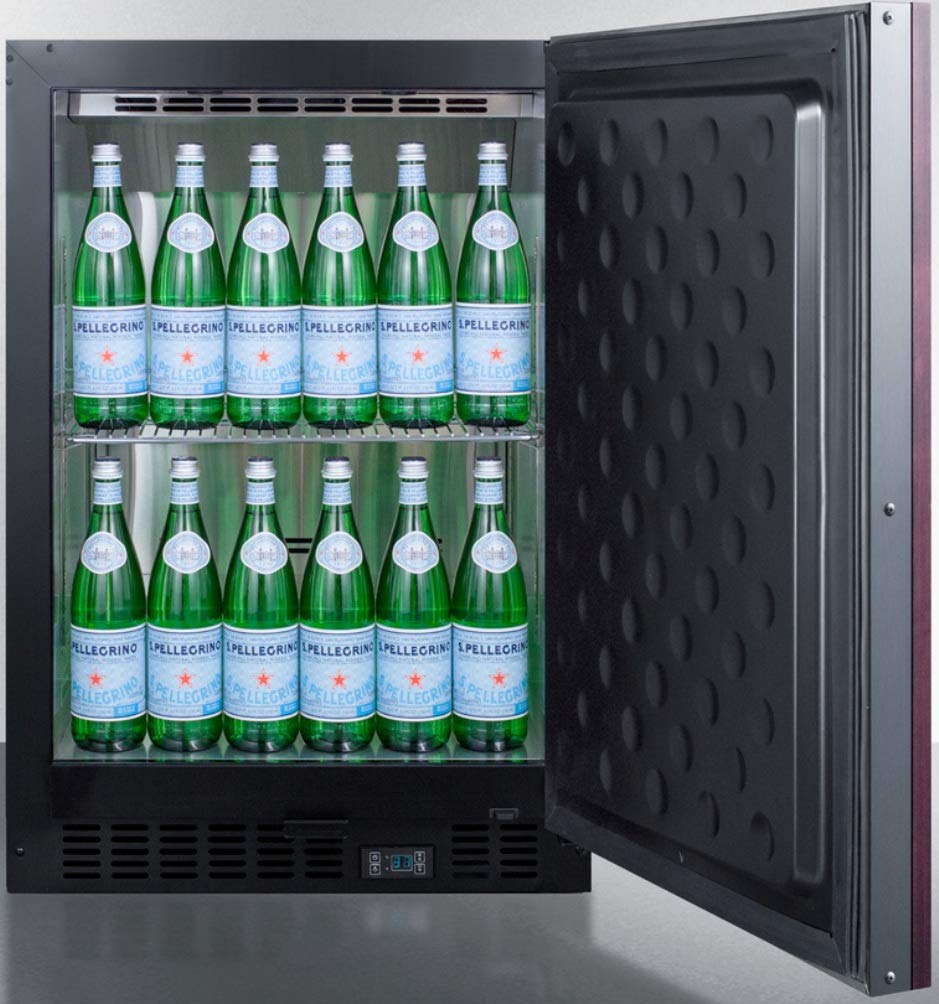 Summit 24" Built In Undercounter Beverage Center SCR610BLSDIF - View 5 | Fridge.com