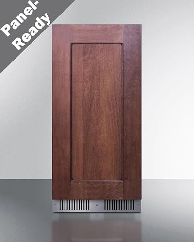 Summit 15 Inch Beverage Refrigerator, 1.7 cu.ft., Stainless Steel Door And Interior, Shallow Depth Undercounter, Commercially Approved- SDHR1534PNR (Rhd, Panel Ready- Panel Not Included) - View 2 | Fridge.com