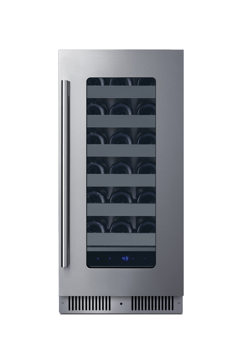 Summit Appliance 15" Wide Built-In Residential Shallow 18" Depth Wine Cellar - View 5 | Fridge.com