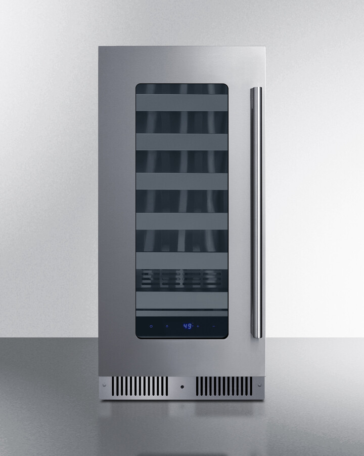 Summit Appliance 15" Wide Built-In Residential Shallow 18" depth Wine Cellar | Fridge.com