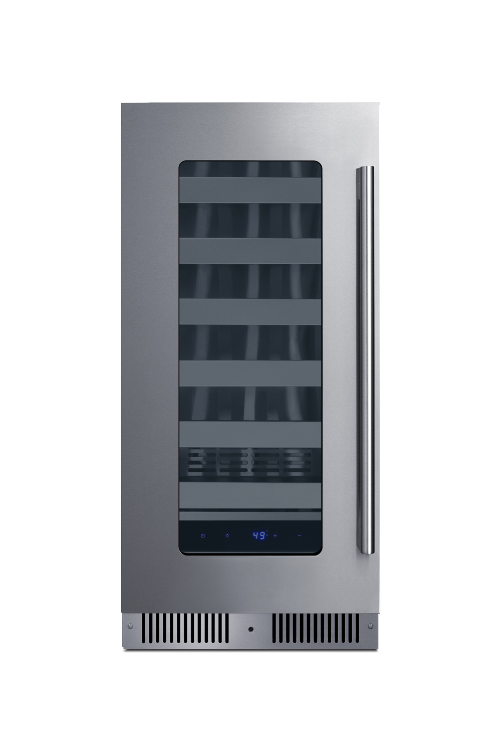 Summit Appliance 15" Wide Built-In Residential Shallow 18" Depth Wine Cellar - View 2 | Fridge.com