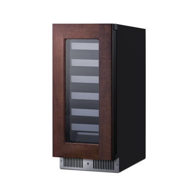 Summit Appliance 15" Wide Panel Ready Built-In Residential Shallow 18" depth Wine Cellar | Fridge.com