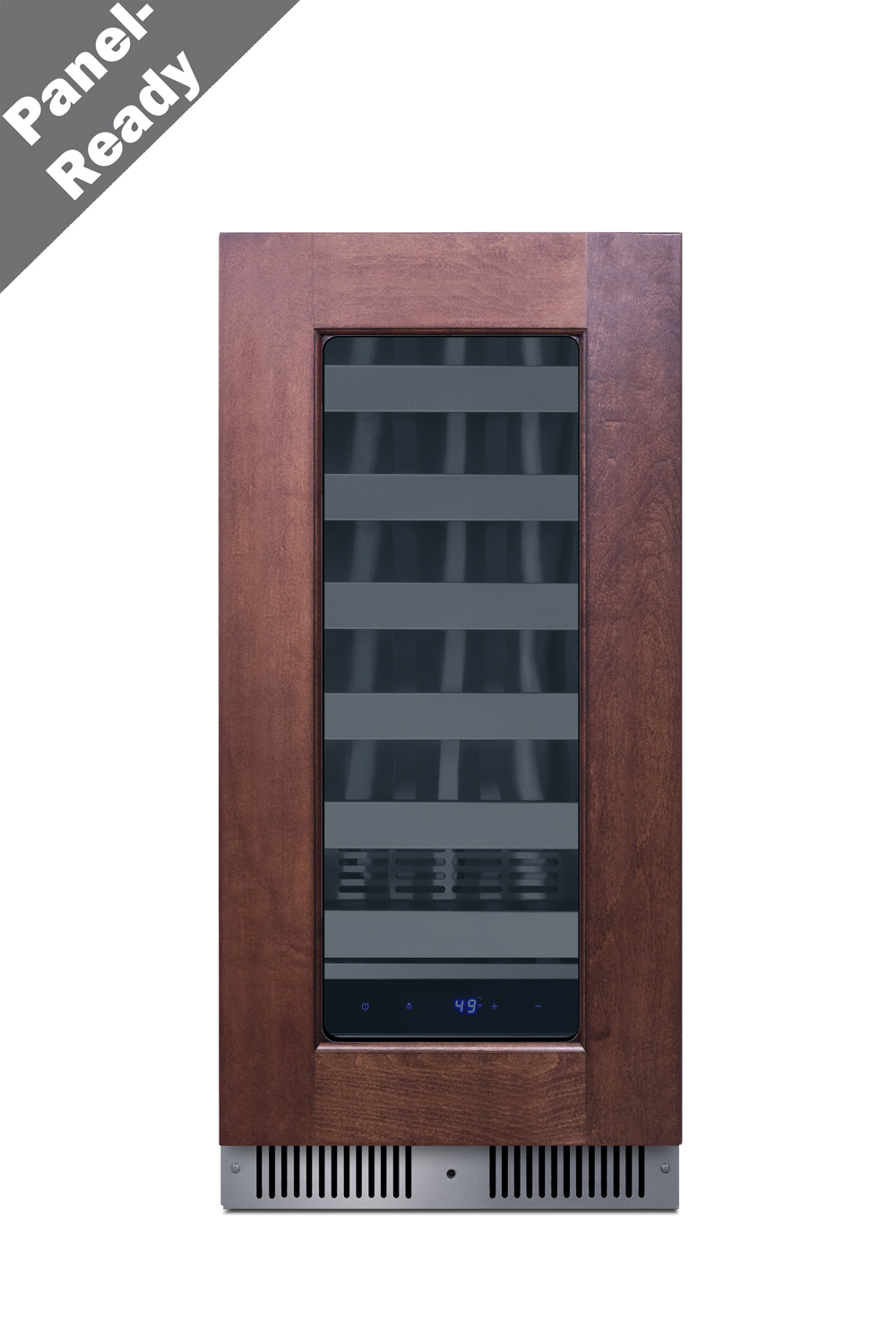 Summit Appliance 15" Wide Panel Ready Built-In Residential Shallow 18" Depth Wine Cellar - View 2 | Fridge.com