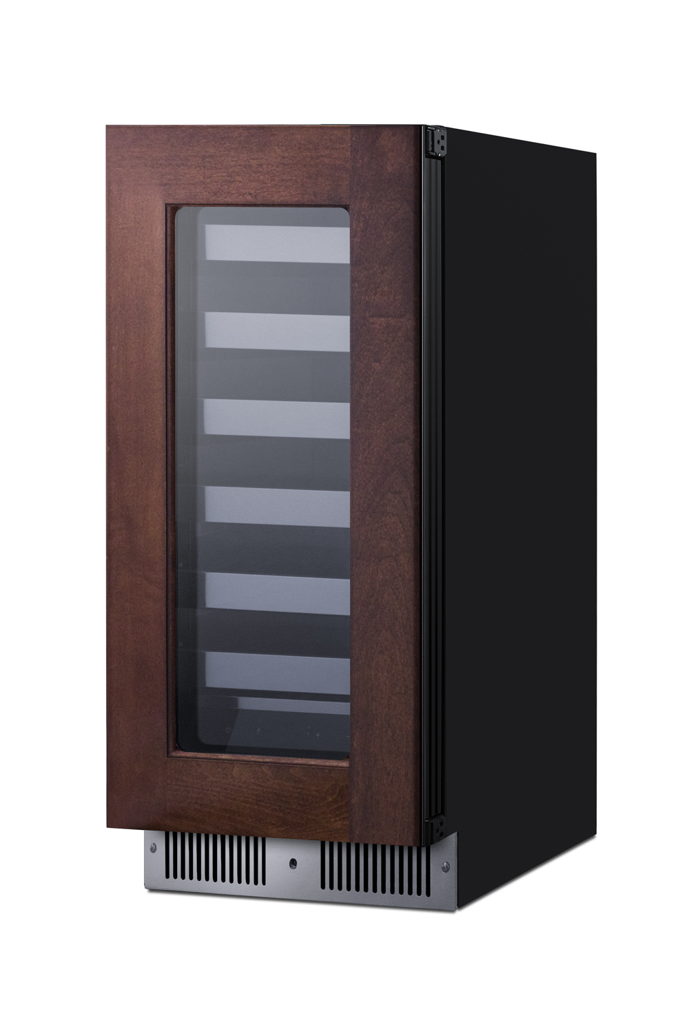 Summit Appliance 15" Wide Panel Ready Built-In Residential Shallow 18" Depth Wine Cellar - View 4 | Fridge.com