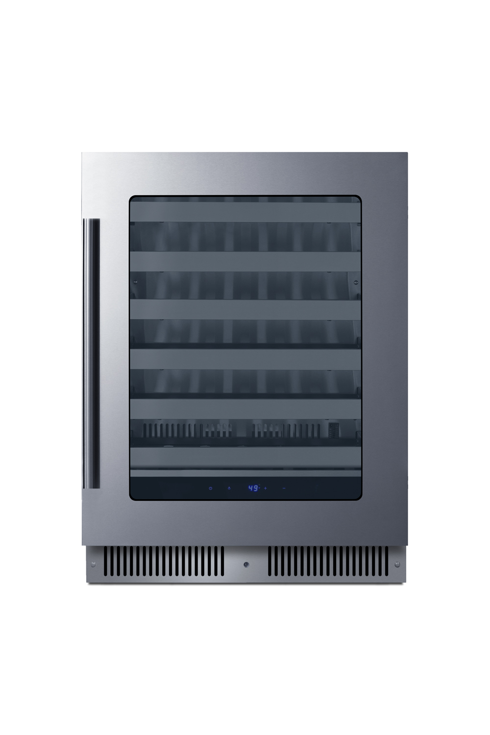 Summit Appliance 24" Wide Built-In Residential Shallow 18" Depth Wine Cellar - View 2 | Fridge.com
